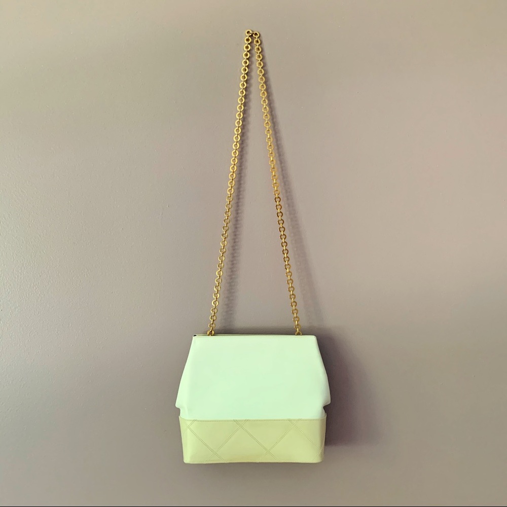 Salvatore Ferragamo White and Cream Crossbody Bag - Picture 6 of 9